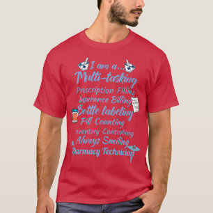 Cute Pharmacists Gift Design Pharmacy Tech Medical T-Shirt