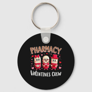 Cute Pharmacy Valentine Crew Pills For Pharmacy Te Key Ring