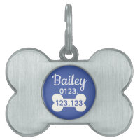 Cute Phone Number Bone Blue Name