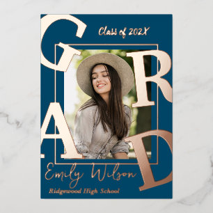 Cute Photo Class of 2024 Graduation Announcement 