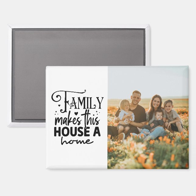 Cute Photo Fridge Magnet (Front/Back)