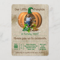 Cute photo magical pumpkin babies country party