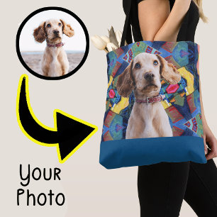 Cute Photo Pet Dog  Gift  for Mum Puppy Lover Gift Tote Bag