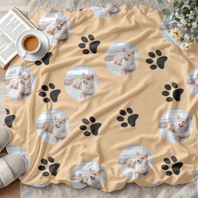 Cute Photo Pet Lover Taste Kitchen  Fleece Blanket (Creator Uploaded)