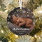 Cute Photo Snowflakes Baby First Christmas