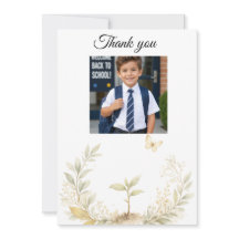 Cute Photo Teacher Appreciation Thank You Card