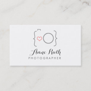 Cute Photographer Camera Business Card