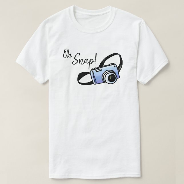 Cute Photographer T-Shirt (Design Front)