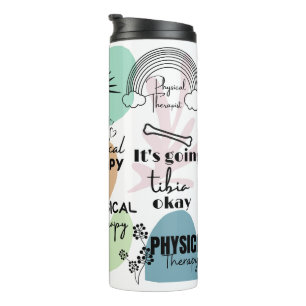 Cute Physical Therapy/Therapist Thermal Tumbler