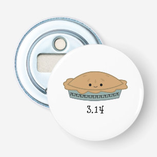 Cute Pi Day 3.14 Bottle Opener