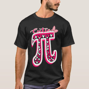 Cute Pi Day Math Day Teacher Women girls Cutie Pi  T-Shirt