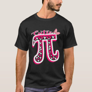Cute Pi Day Math Day Teacher Women girls Cutie Pi T-Shirt