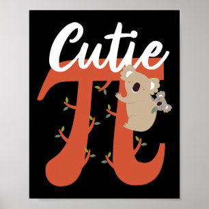 Cute Pi Day Mathematics Cutie Pie By Poster