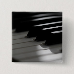 Cute Piano 15 Cm Square Badge