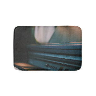 Cute Piano Artwork Bath Mat