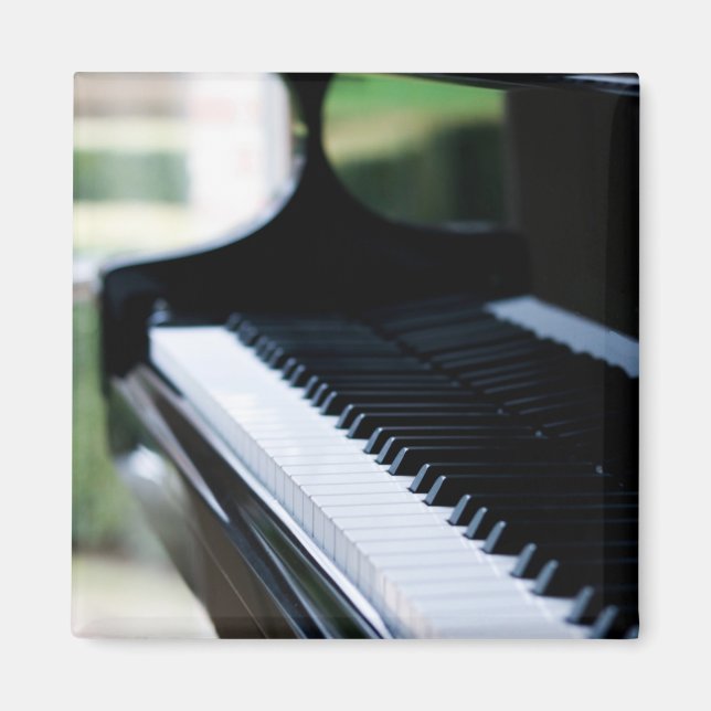 Cute Piano Artwork Magnet (Front)