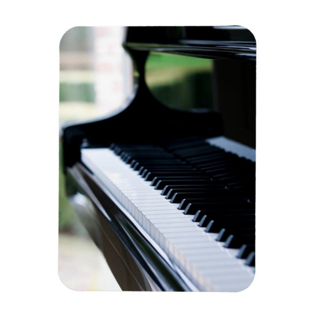 Cute Piano Artwork Magnet (Vertical)