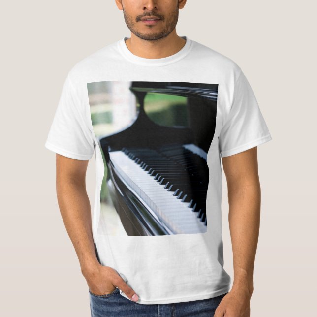 Cute Piano Artwork T-Shirt (Front)