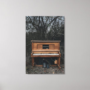 Cute Piano Canvas Print