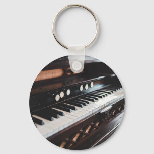 Cute Piano Design Key Ring