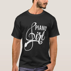 Cute Piano Girl Design Pianist Piano Player Gift I T-Shirt