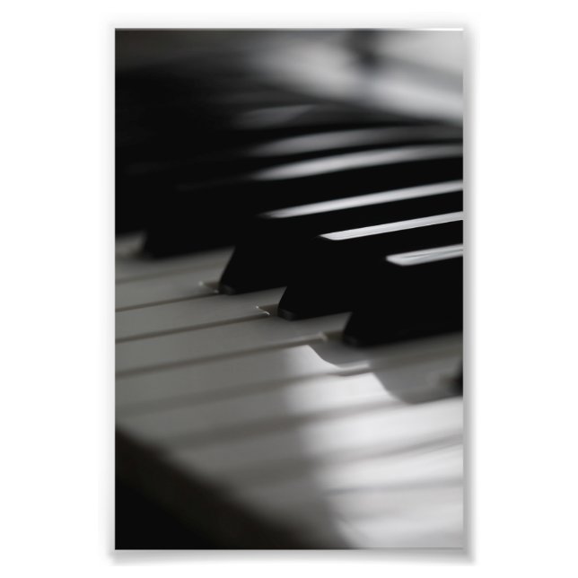 Cute Piano Photo Print (Front)