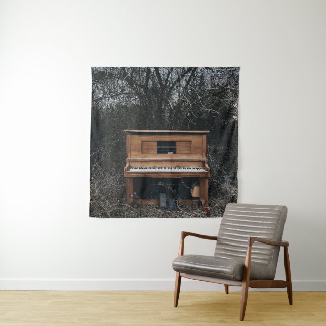 Cute Piano Tapestry (In Situ)