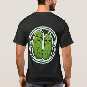 Cute Pickle Couple Funny Kawaii Pickles T-Shirt fo