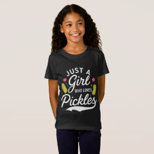 Cute Pickle Lover Girl's Tee