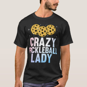 Cute Pickleball Art For Women Mom Grandma Pickle B T-Shirt