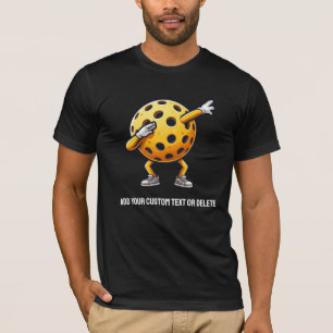 Cute Pickleball Dabbing Sports Lover Paddleball T-Shirt