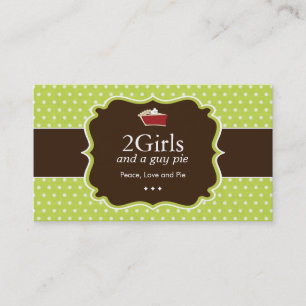 Cute Pie Slice Business Card