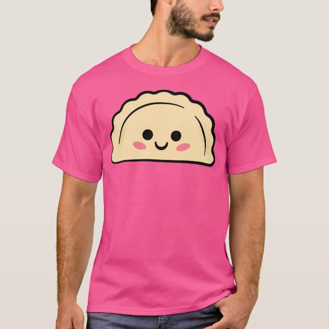 Cute Pierogi Kawaii Polish Design T-Shirt (Front)