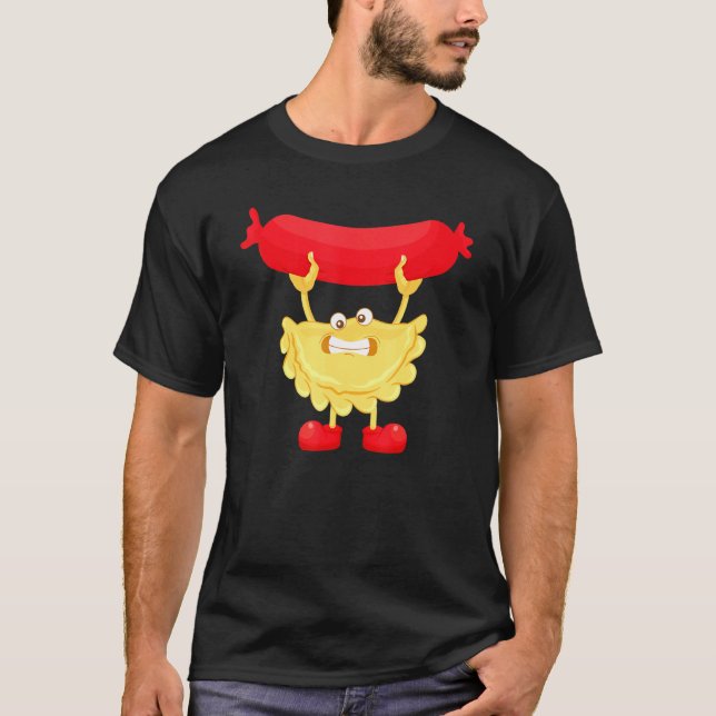 Cute Pierogi Kielbasa For Men Women Sausage Polish T-Shirt (Front)