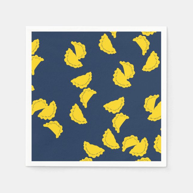 Cute Pierogi Paper Napkins (Front)