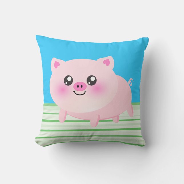 Cute pig cartoon cushion (Front)