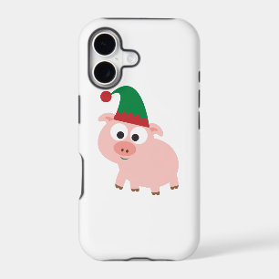 Cute Pig Christmas Elf