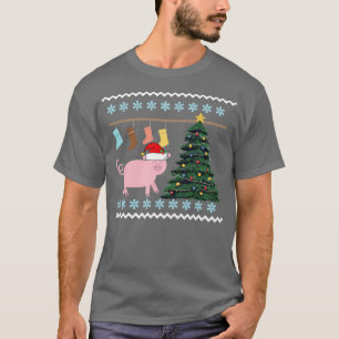 Cute Pig Christmas T-Shirt