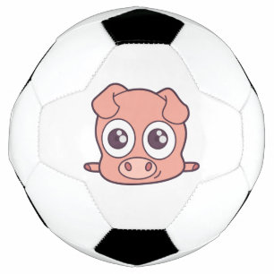 Cute pig clipart football