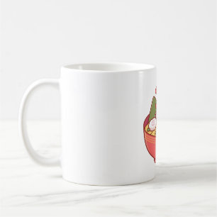 Cute Pig Eating Ramen Noodles In Bowl Coffee Mug