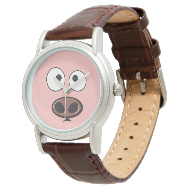 Cute Pig Face Watch (Angled)
