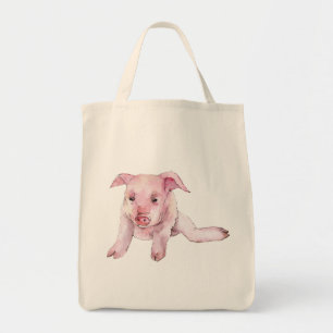 Cute Pig Gift Farmers Wife Country Farm Girl Tote Bag