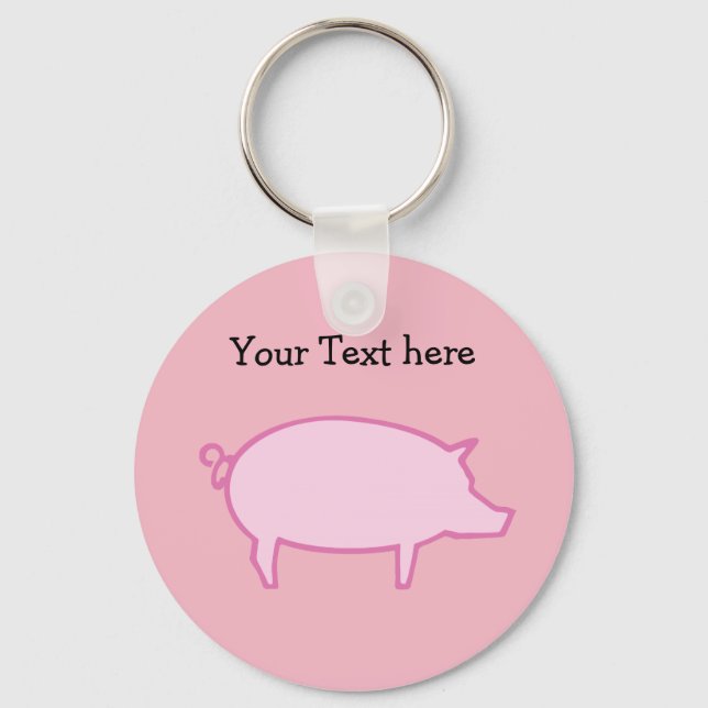Cute Pig Keychains (Front)
