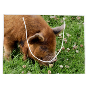 CUTE PIG LARGE GIFT BAG