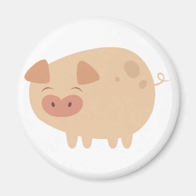 Cute Pig Magnet (Front)