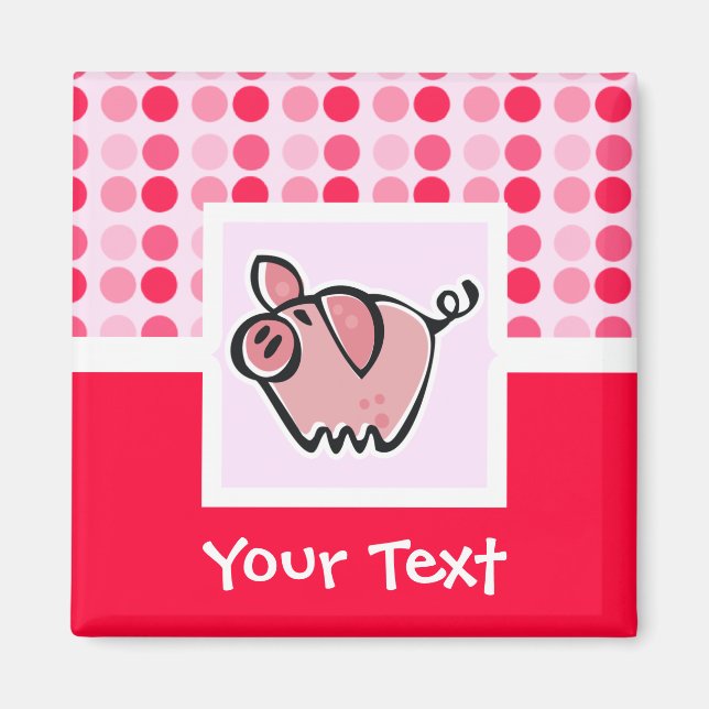 Cute Pig Magnet (Front)