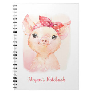 Cute Pig Notebook