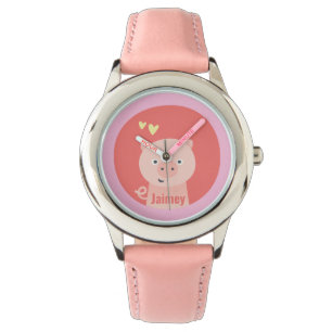 Cute Pig - Personalised Kids Watch