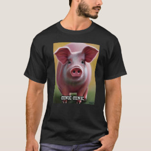 Cute Pig Piggie Oink Oink  18 T-Shirt