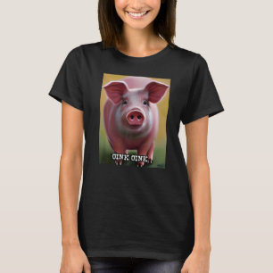 Cute Pig Piggie Oink Oink 18 T-Shirt